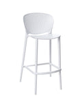 30" Plastic Bar Height Chairs Set of 4 - From Where -