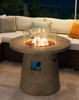 31.5 Inch Round Outdoor Fire Pit - From Where -