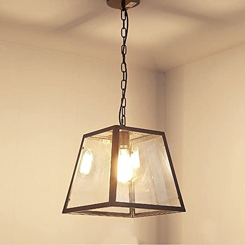 Retro Glass Box Chandelier