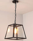Retro Glass Box Chandelier