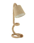 32" Handmade Rope Desk Lamp - From Where -