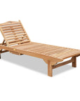 Sunny Teak Sun Bed Lounger