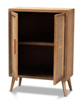 https://www.walmart.com/ip/Bowery-Hill-Mid-Century-2-Door-Wood-Rattan-Storage-Cabinet-in-Oak/673267437