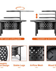 36" Wood Burning Fire Pit - From Where -