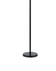 Metal Round 3 Way Torchiere Lamp with Frosted Shade, Dark Bronze and Gold- Saltoro Sherpi