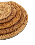 3pcs Rattan Coaster Cup Coasters Cup Holder - From Where -