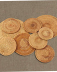 3pcs Rattan Coaster Cup Coasters Cup Holder - From Where -