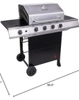 4 - Burner Cart - Style Propane Gas Grill - From Where -