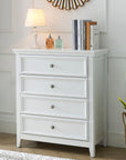 4 Chest White Wooden Dresser - From Where -