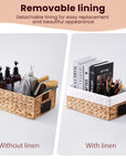 4 Pcs Wicker Water Hyacinth Baskets - From Where -