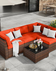 4 - Person Outdoor Seating with Cushions - From Where -