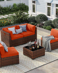 4 - Person Outdoor Seating with Cushions - From Where -