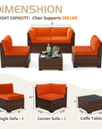 4 - Person Outdoor Seating with Cushions - From Where -