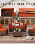 4 - Person Outdoor Seating with Cushions - From Where -