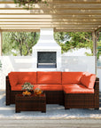 4 - Person Outdoor Seating with Cushions - From Where -
