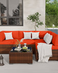4 - Person Outdoor Seating with Cushions - From Where -