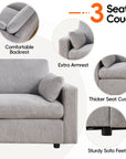 4 - Piece Modular Sectional With Ottoman - From Where -