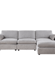 4 - Piece Modular Sectional With Ottoman - From Where -