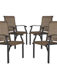 4 - Piece Outdoor Patio Dining Chairs - From Where -