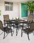 4 - Piece Outdoor Patio Dining Chairs - From Where -