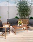 4 - Piece Outdoor Rattan Furniture Set - From Where -