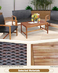 4 - Piece Outdoor Rattan Furniture Set - From Where -