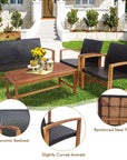 4 - Piece Outdoor Rattan Furniture Set - From Where -