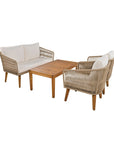 4 - Piece Patio Conversation Set - From Where -