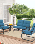 4 - Piece Spring Lounge Chairs - From Where -