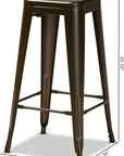 4 - Piece Stackable Bar Stool - From Where -
