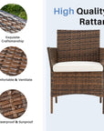 4 Pieces Patio Furniture Set - From Where -