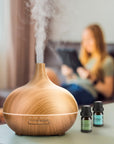 400ml Essential Oil Diffuser with 4 Oils - From Where -