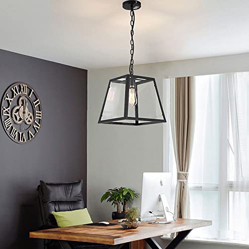 Retro Glass Box Chandelier