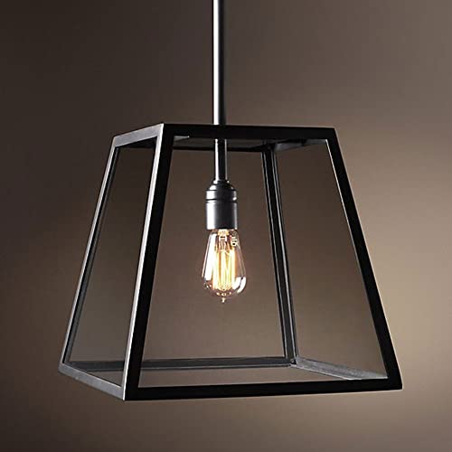 Retro Glass Box Chandelier