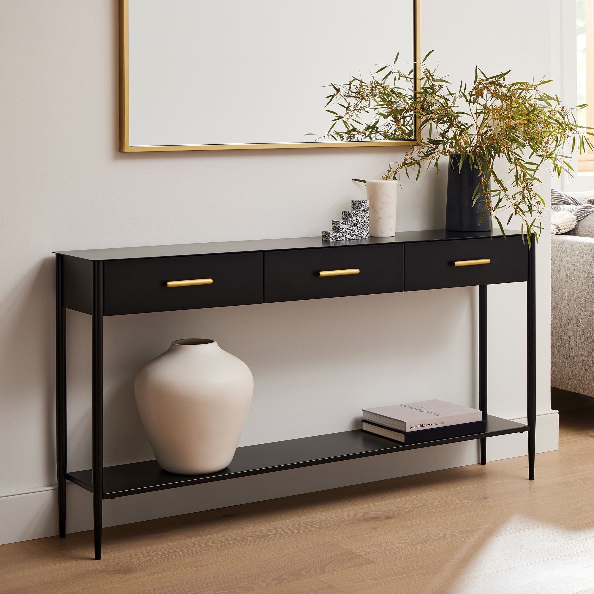 42" Metalwork Console - From Where -
