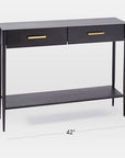 42" Metalwork Console - From Where -