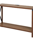 46.1" Console Table with Charging Station - From Where -