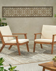 Sasha Acacia Wood Club Chairs (Set of 2)