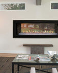 48" Boulevard DV See Thru Fireplace w/Black Liner - From Where -