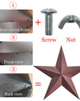 48" Large Barn Star Outdoor Decoration - From Where -