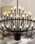 48 Light Wagon Wheel Chandelier - From Where -
