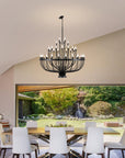 48 Light Wagon Wheel Chandelier - From Where -