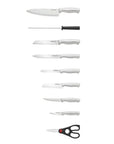 Farberware 15-piece Stamped Stainless Steel Knife Block Set