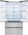 LG 28 Cu. ft. Smart Wi-Fi Enabled French Door Refrigerator, Stainless Steel (LMXS28626S)