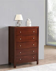 5 Drawer Chest in Cherry - From Where -