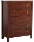 5 Drawer Chest in Cherry - From Where -