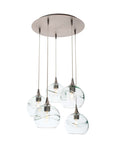 5 Pendant Cascade Chandelier - From Where -