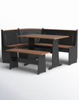5 - Person Corner Pine Breakfast Nook - From Where -