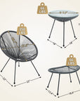 5 Piece Acapulco Chair Set - From Where -