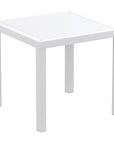 5 - Piece White and Orange Outdoor Patio Dining Set - From Where -